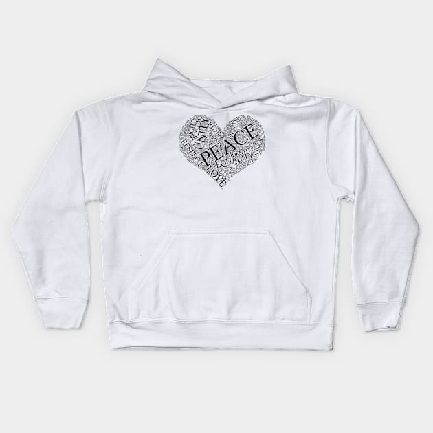 Heart! Kids Hoodie by jessamee